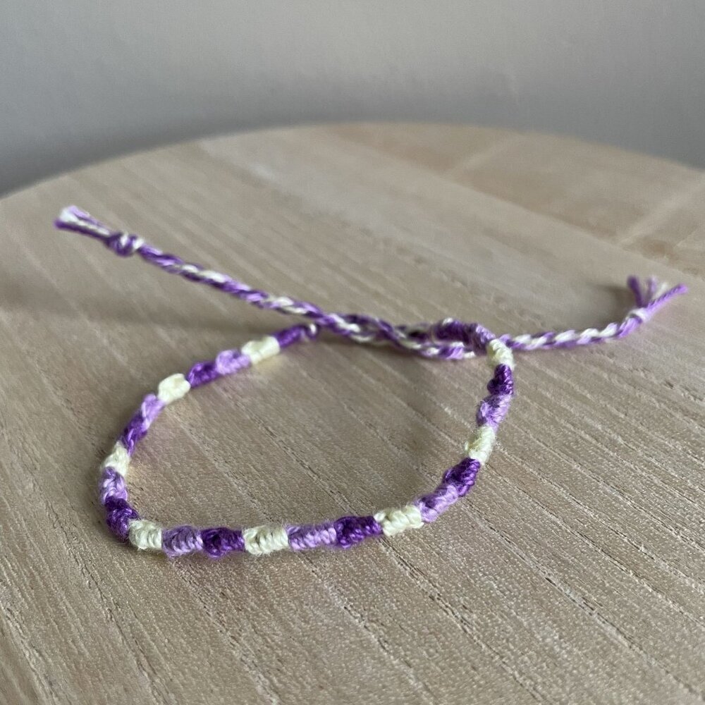 Moxie Bracelet, anklet, trendy, comfortable, tie, embroidery thread, woven, gift